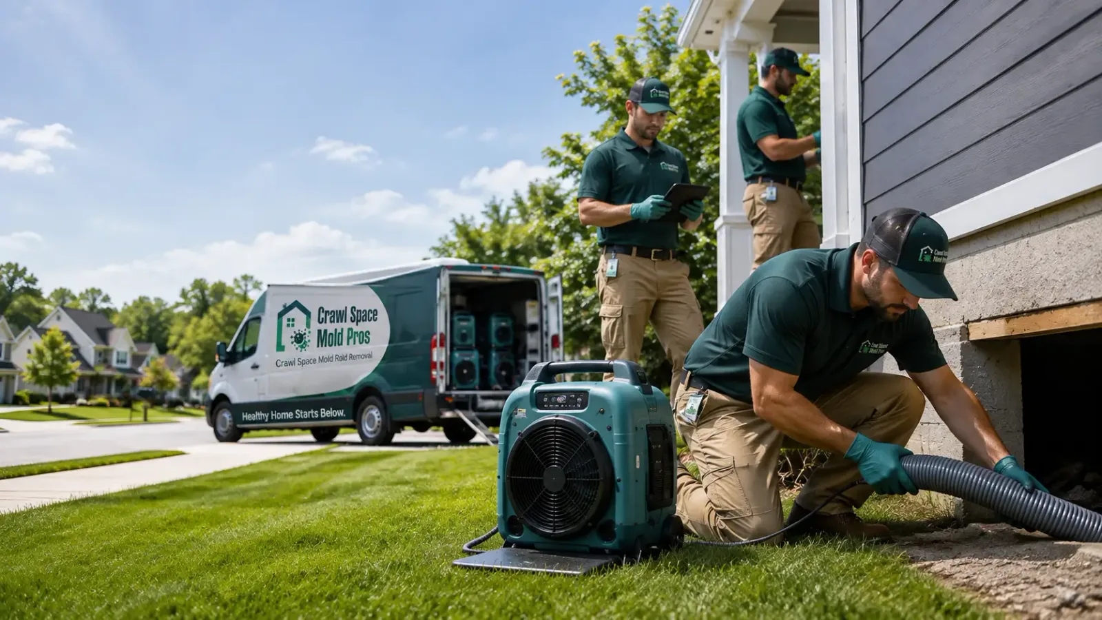 Crawl Space Mold Removal in Galt, IL